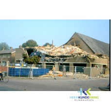Lobith (65) 10-1991 Markt afbraak Dorpshuis